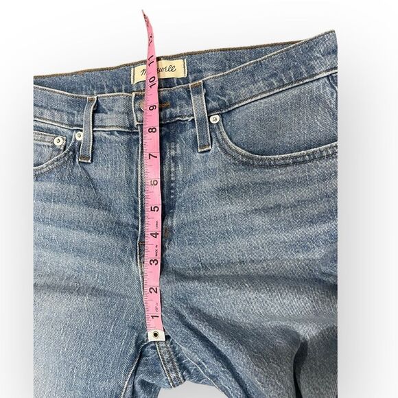 Madewell Petite Cali Demi-Boot Jeans in Enmore Wash: Raw-Hem Edition Size 26 P - Picture 10 of 16